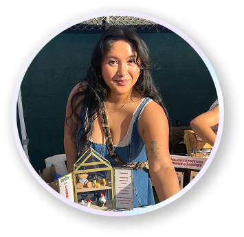 Image of Chastidy in a bubble